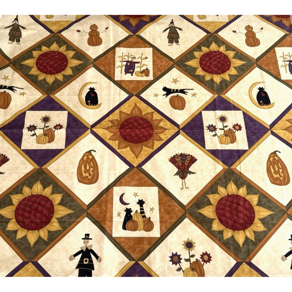 Moda Nature's Kaleidoscope Sandy Gervais Cheater Quilt Fabric Fall Thanksgiving